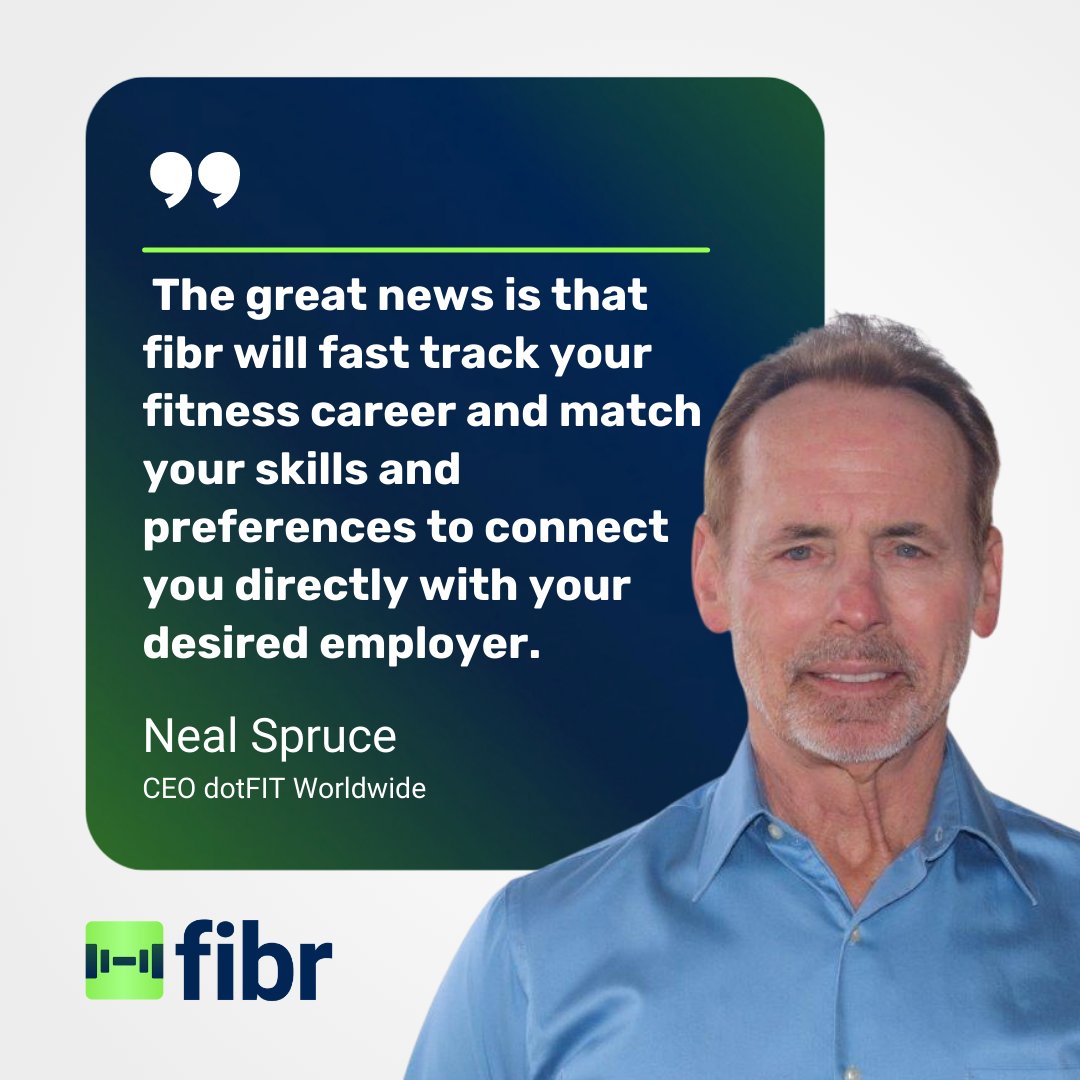 Hey fibr fam! Hear it from the expert himself, Neal Spruce, the CEO of dotFIT on how fibr will revolutionize the fitness industry!

Coming very soon...Follow to stay updated!

@dotFITWorldWide #fitnessindustry #personaltrainer #fitness #dotfit #nealspruce #fitnesscommunity