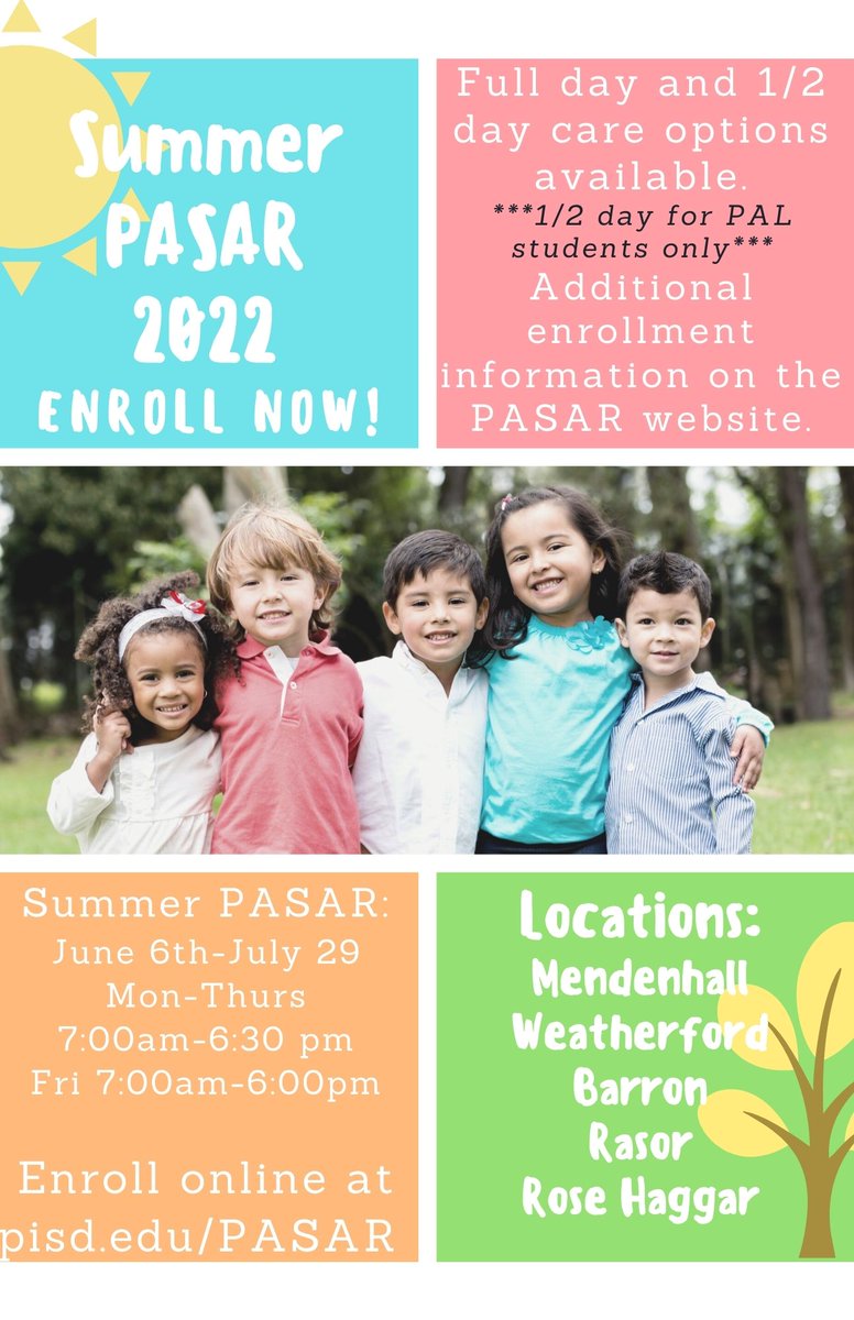 You still have time! Register for Summer PASAR! <a href="/BoggessBengals/">Boggess Elementary</a> <a href="/DooleyElem/">Dooley Elementary</a> <a href="/FormanFalcons/">Forman Falcons</a> <a href="/Hickey_Allstars/">Hickey_AllStars</a> @HuntHounds <a href="/meadowslearns/">Meadows Elementary</a> <a href="/MendenhallHorns/">Mendenhall Elem.</a> <a href="/MillerElem/">Miller Elementary</a> @SchellCoyotes <a href="/StinsonStars/">Stinson Stars</a> <a href="/stacie_burk/">Stacie Burk</a> <a href="/PrincipalEwing/">Steven Ewing</a>
