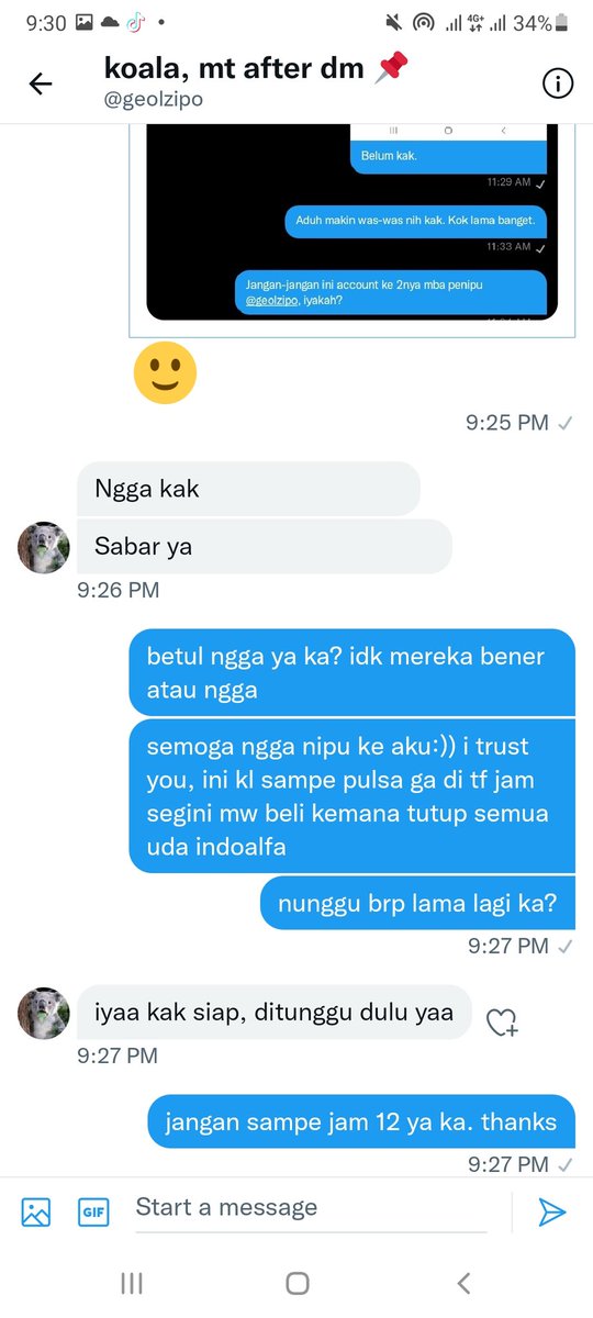 [ PENIPUAN ]

15k ga banyak, tp kalo posisinya emergency bisa jadi sangat penting. dear @geolzipo idk what's your problems, please stop do this. God know what you did. 

please lainnya beware🙂
t. penipuan cv tsel qris #zonaba #zonauang #zonabu #zonajajan #zonatikus