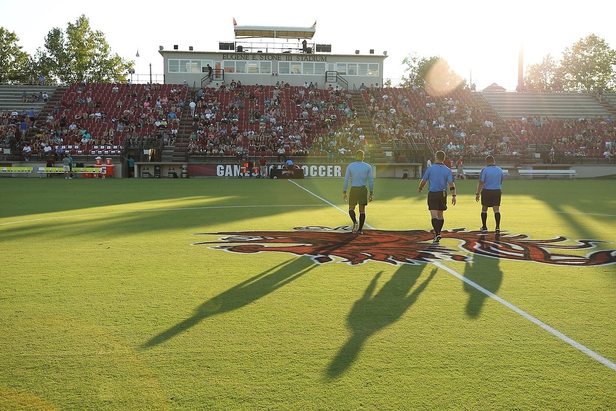 MLS_Buzz's tweet photo. One way I think lower-division professional soccer can grow in the USA would be partnering with local colleges to use their facilities.

There are some great facilities out there in college towns that have young populations and would support a club decently enough. https://t.co/8XvPQWbieB