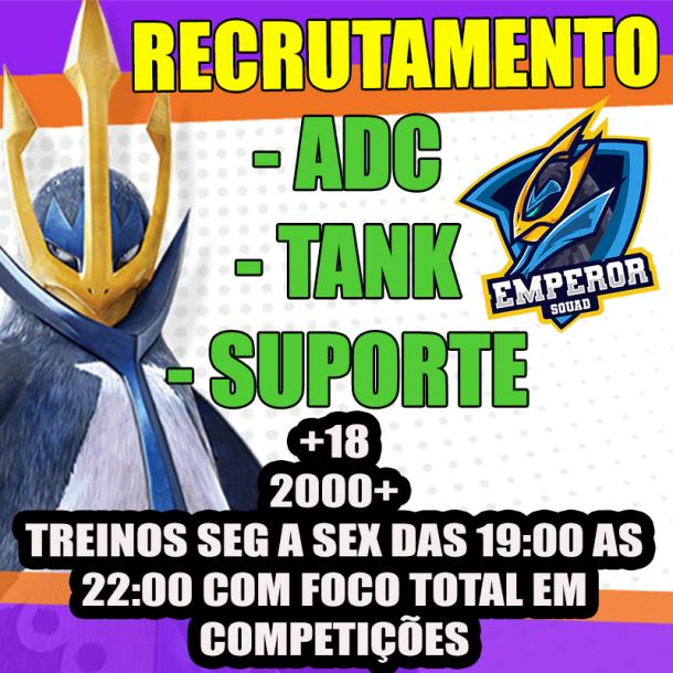 Emperor Recrutando Para tima de Pokémon Unite
Atualmente com duas lines, Emperor Squad atual 4° colocado no Brasileirão série A e Emperor Alpha atualmente série C, ambas a lines precisam de jogadores. Interessados preencher o formulário.
docs.google.com/forms/d/e/1FAI…