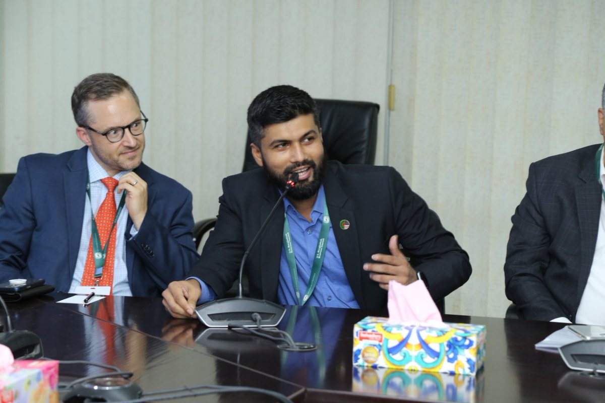 USBanglaTrade's tweet photo. To achieve the vision of Smart Bangladesh, ICT Division and Startup Bangladesh Ltd. invited the US investors from US Bangladesh Business Council to engage on Digital Bangladesh 2.0

#USBD50
#USBBC2022
#SmartBD https://t.co/7Q3banqqzN