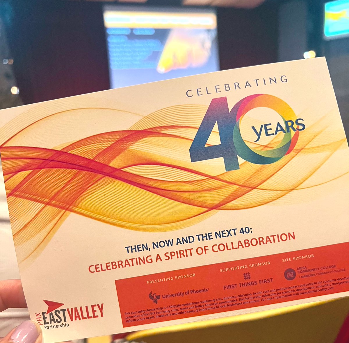 Val_Shaffer's tweet photo. Congrats @EVPartnership on 40 years of collaboration to bring economic opportunities, educational excellence, and a high quality of life to the East Valley! 🌄 https://t.co/d3MHKPDDur