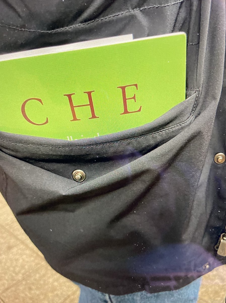 PeterMoneyhere's tweet photo. If you see a human being reading my ol’ #novella #CHE somewhere around #TheJane near #WhitneyMuseum, tell them “Hey, Che, how are you?!” This lyrical narrative is about #findingfriendship…. #oldiesbutgoodies #books #undergroundlit Thnx R…. https://t.co/AUoSqW6tRc
