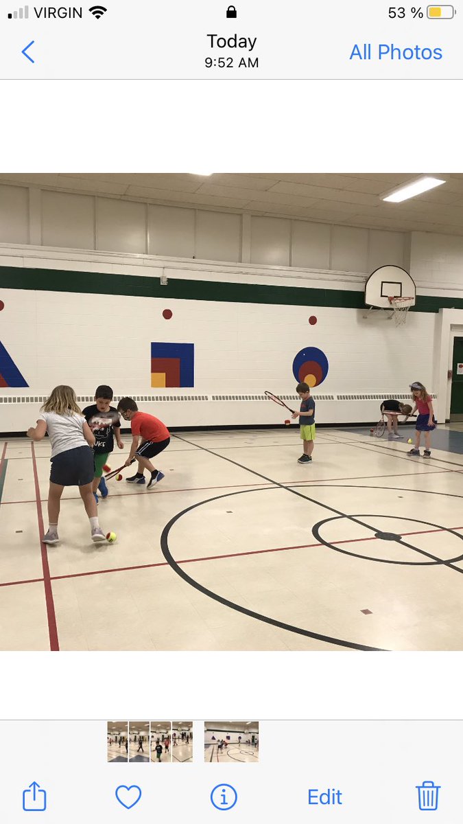 singerocsb's tweet photo. We were very excited for our first tennis lesson! We enjoyed a variety of games and practised our balance and eye-hand coordination skills. https://t.co/9gfOX9Va12