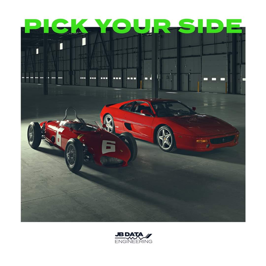 JBDataEngineer's tweet photo. Which would you pick? Ferrari 156 F1 'Sharknose' or a Ferrari 355? 

#motorsport #motorsportengineering #motorsportengineer #racing #data #JBdataengineering #strategy #racestrategy #racingdriver #racinglife #season #photography #racecar #carsofinstagram #1960s #ferrari https://t.co/yJcG8aDc8a