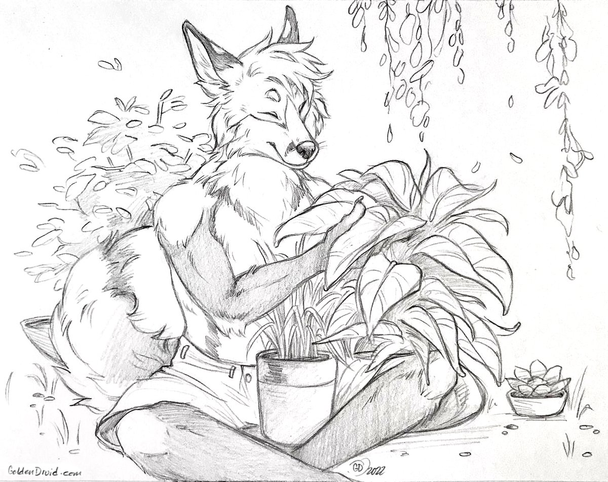Plants are friends 💛🪴😌
Sketch for Kiyoshi 