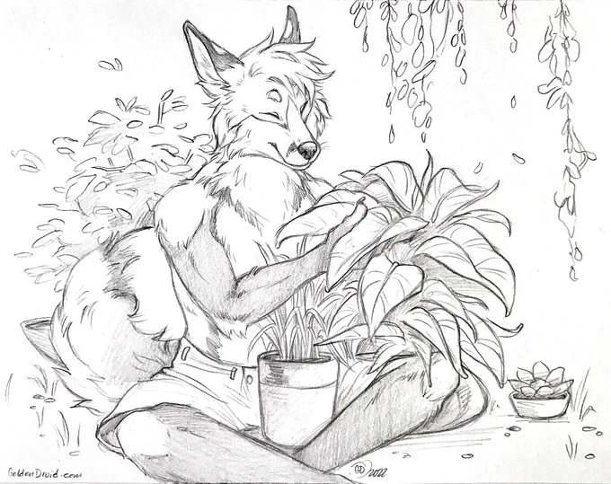 Plants are friends 💛🪴😌
Sketch for Kiyoshi 