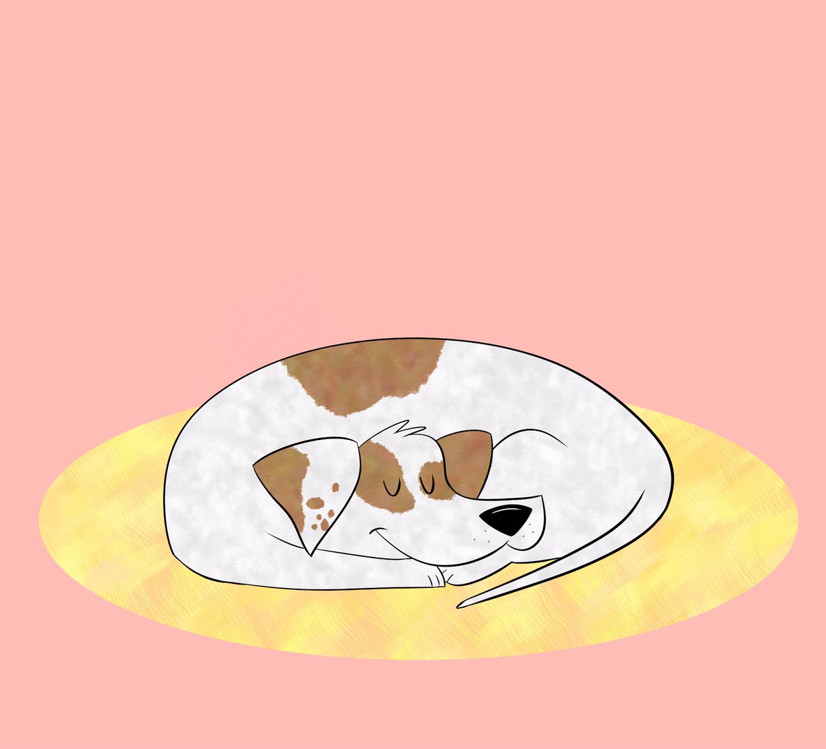 starkelstar's tweet photo. A sleeping Freddie 🥰 #petportrait #dogsoftwitter https://t.co/MRNyI6fZWx
