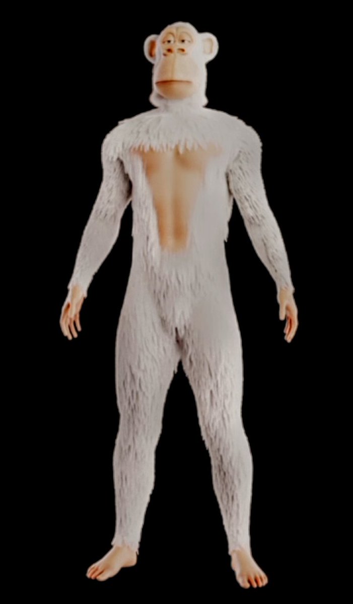 BoredApeInk's tweet photo. #3dapes #3dart #fullbody #ape #nftart  #nft https://t.co/XfhxcIrigs