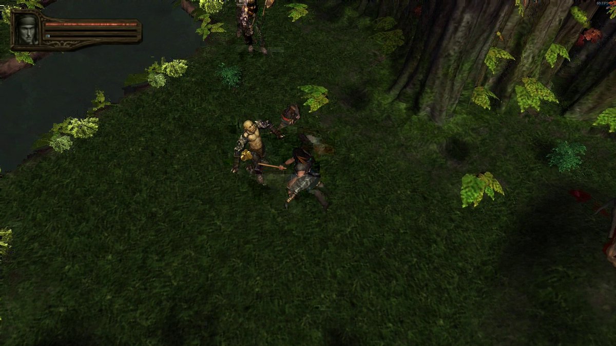 So much for a quiet stroll in the woods...

#BGDA2 / #BaldursGateDarkAlliance2 / #DnD / #RPG