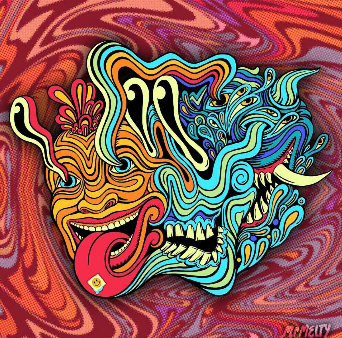 MrMeltyart's tweet photo. ⭐️NFT GIVEAWAY⭐️ Melty Fam just passed 2k followers here on Twitter!🕺🕺 To celebrate I’m giving away this “Tripper Licker” NFT. 

🚨GIVEAWAY RULES🚨
🍍Follow @MrMeltyart 
🌶Retweet
🍄Tag 2 friends 

LETS GO!!!!
And check out the collection while you’re at it 😜 link in comments https://t.co/aN2VzRhBw4