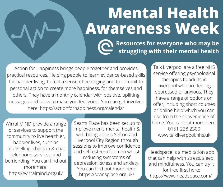 CCCNHS's tweet photo. It’s #MentalHealthAwarenessWeek

With the nature of cancer, physical health is often discussed, but we’d also like to focus on your mental health.

We’ve compiled a list of mental health resources – local, online, &amp; face to face. We hope you can find one to help you in some way. https://t.co/xq5L2m0t6V