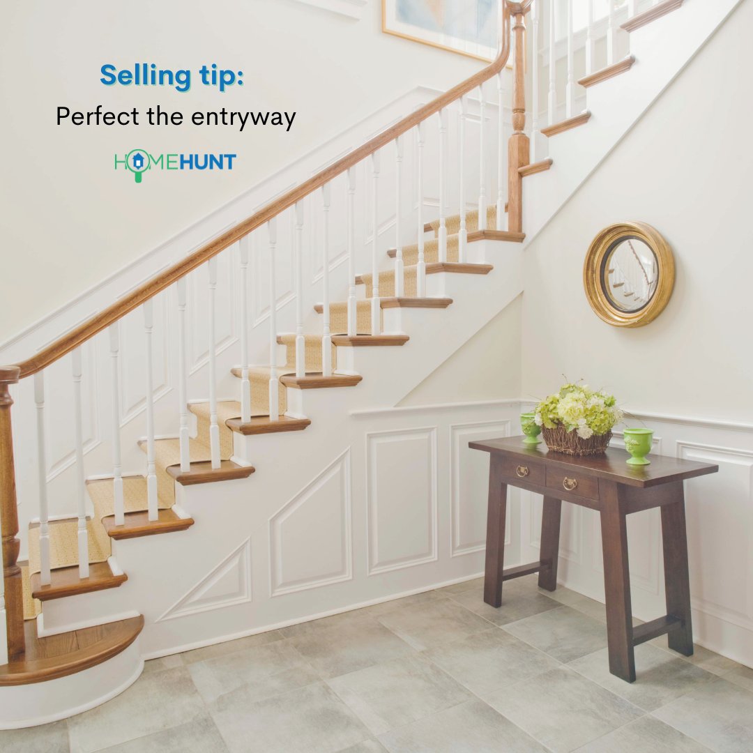 beahomehunter's tweet photo. Once buyers enter your home, they need to be "wowed." Make sure the entryway is kept clean, clutter-free, and appears as open and welcoming as possible.
#homehunt #beahomehunter #homeselling #homesellers #homesellingtips #homeshowings #entryway #sellingsecret #homesellingsecret https://t.co/wJfZQ5Pa0t