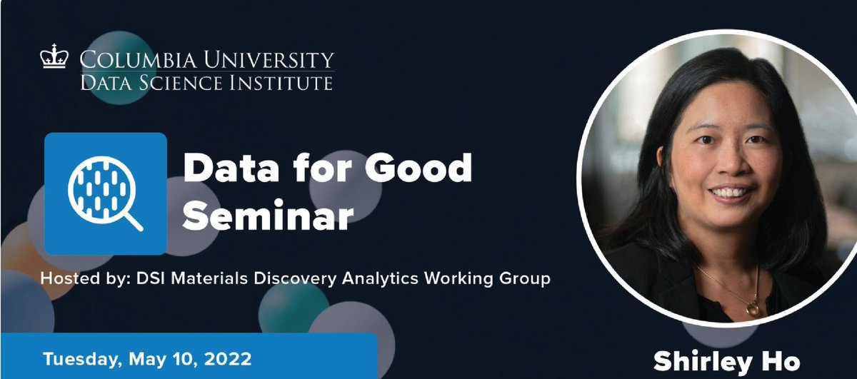 umairacheema's tweet image. Many thanks to @DataSciColumbia for hosting the fascinating talk by Dr.Ho @cosmo_shirley on how #DeepLearning is being employed in Cosmology. In particular her group&apos;s work on #GraphNeuralNetwork  and #SymbolicRegression to extract physical relations is #Ubercool. #DeepLearning