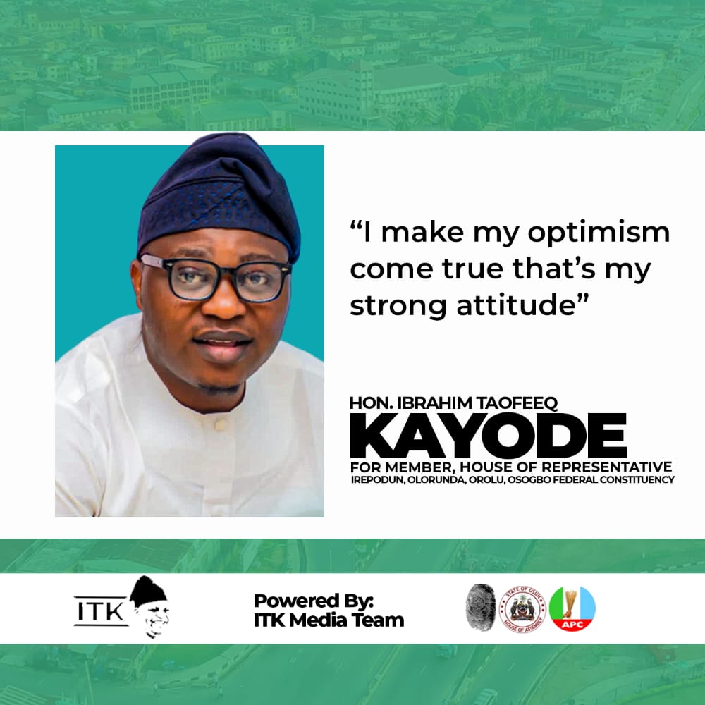 dodoede's tweet photo. @KayodeItk can do it at green chamber if given opportunity to represent Osogbo federal Constituency. https://t.co/YOYdY9JSTe