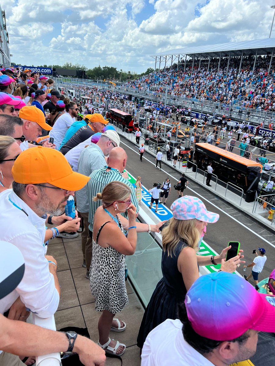 ICE_Markets's tweet photo. ICE’s own @chrisedmonds and @Polioptics were revved up to be at the inaugural #MiamiGP cheering on our racing partners at @McLarenF1 🏎 🏁 All of us at ICE will be rooting for you in Spain! 🇪🇸 #ICEMakeTheConnection #McLaren https://t.co/0tIpe9xSoi