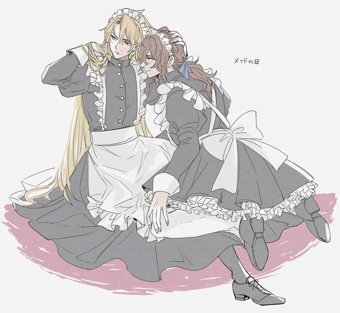 案の定遅刻です(メイドの日) 