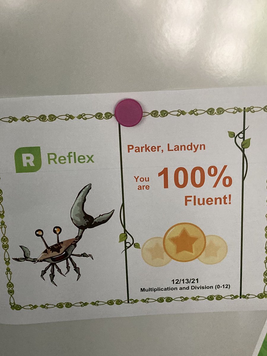 MrsNelson_34's tweet photo. Outstanding Mathematician!  Back in December he completed all of Reflex.  In a few short weeks he completed all of Frax!  Proud of you! #4thGrade #Reflex #Frax @WestyElemSchool https://t.co/y7PyGH7n9D