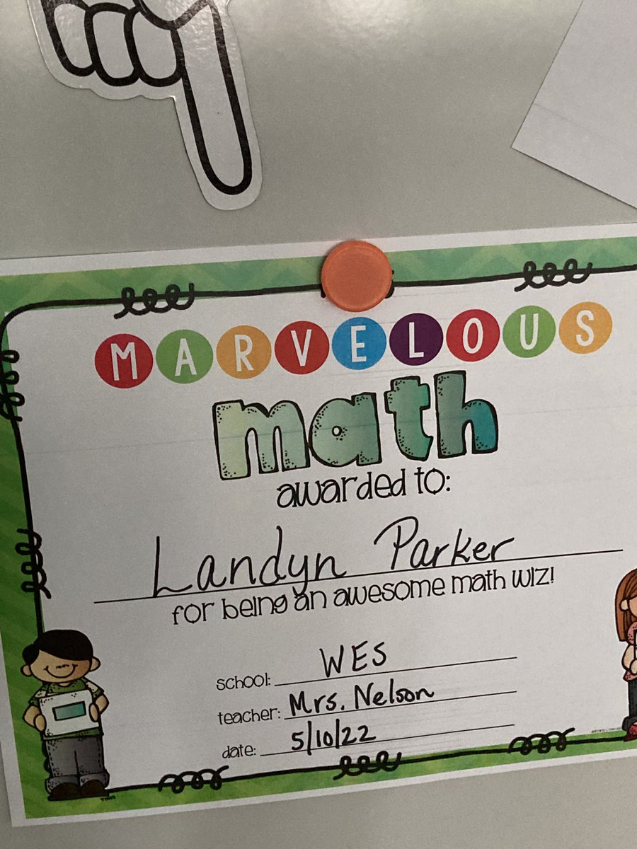 MrsNelson_34's tweet photo. Outstanding Mathematician!  Back in December he completed all of Reflex.  In a few short weeks he completed all of Frax!  Proud of you! #4thGrade #Reflex #Frax @WestyElemSchool https://t.co/y7PyGH7n9D