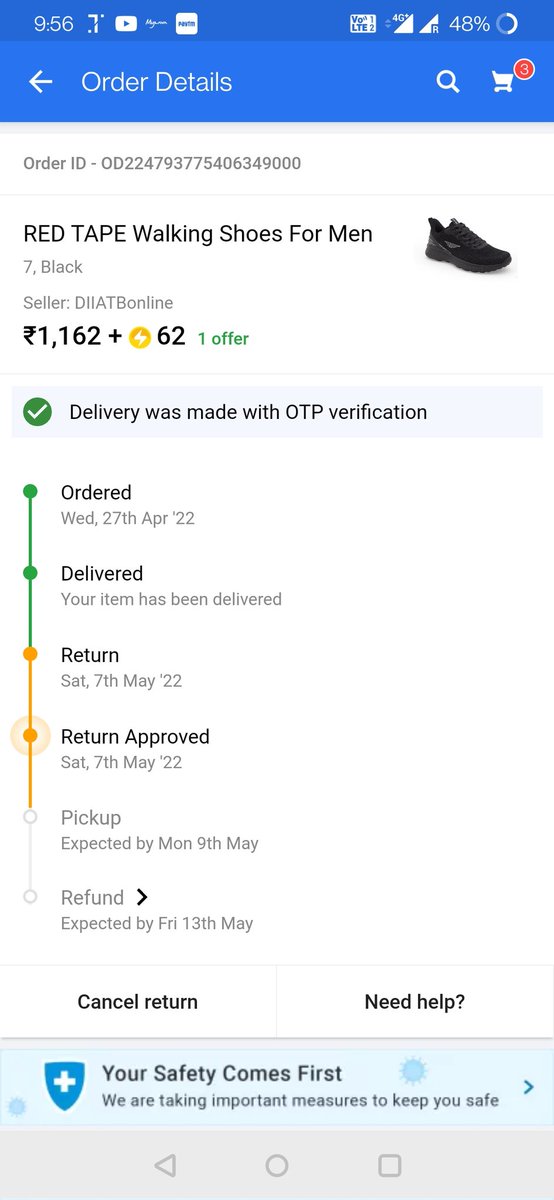 AJhamtani's tweet photo. @flipkartsupport Why Isn't my Query being heard???? No Some Seal Was Initially present and Product was recieved, returning as recieved, So Why Putting Your Seller's mistake on me...Check ur seller or ur warehouse for missing seal .... https://t.co/k96IH1y5zB