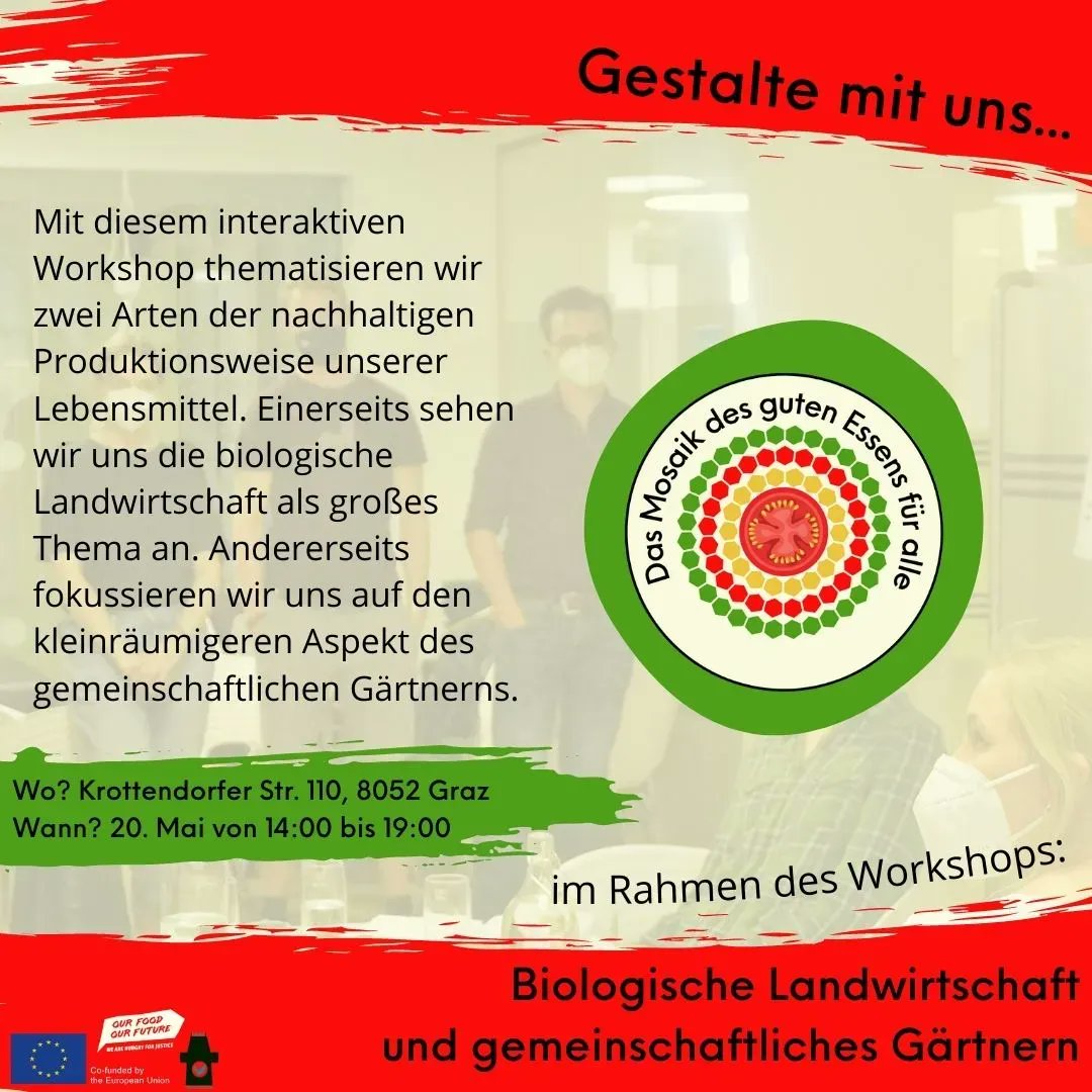 gutes_essen_'s tweet photo. Der Lendwirbel ist vorbei und unser nächster Workshop steht vor der Tür! Die Teilnahme ist wie immer gratis und es ist keinerlei Vorwissen notwendig. 🤗 Für mehr Infos schau einfach bei unserer FB-Veranstaltung vorbei: https://t.co/GIzGvXqwLc https://t.co/5UuEtTUyq1