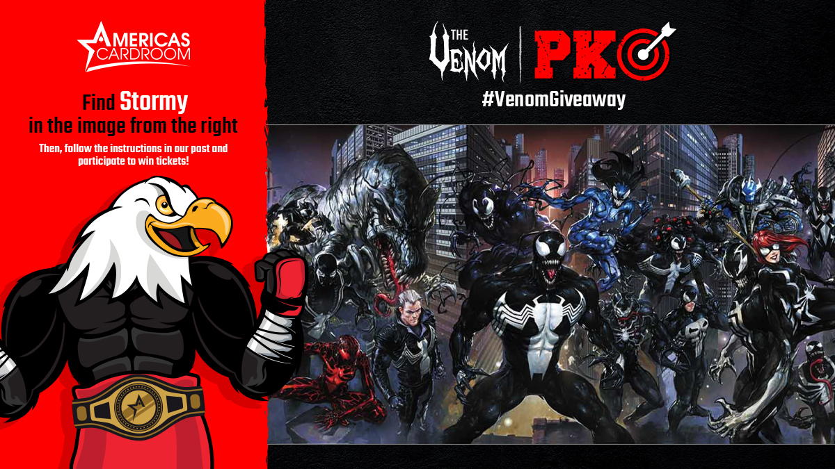 #VenomPKOContest 🕷️🥊

🎟️ Today's prize: $2,500 + $150 Venom Seat

#️⃣ Today's hashtag to use: #ElonMusk 🐤

🔗 Link with the instructions and rules: x.com/ACR_POKER/stat…

#VenomPKOTournament #TheVenomPKO #ACR #Poker #PokerTournament #PokerLife #PokerPlayer #Raffle #Giveaway