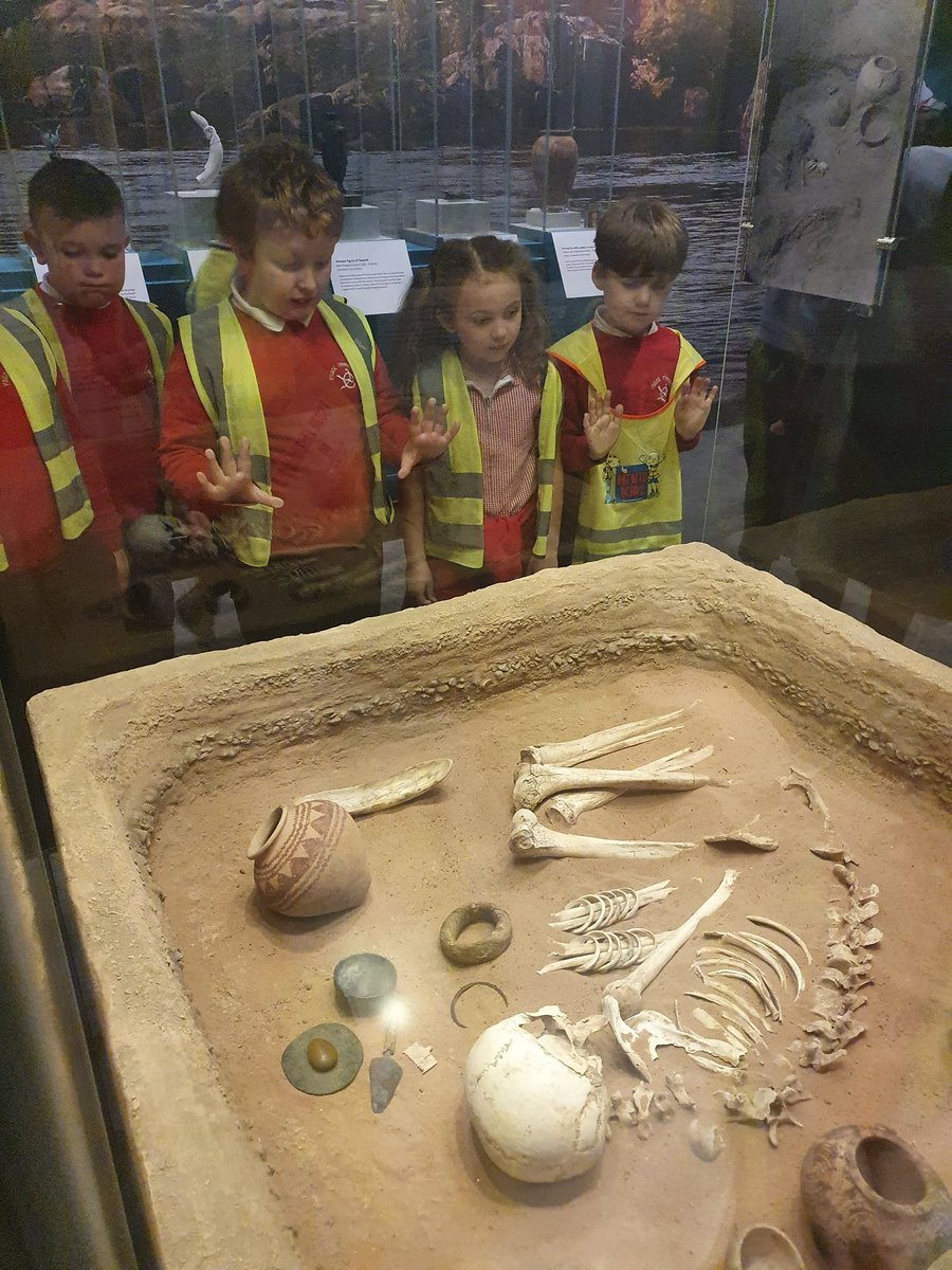 dosbarth3PG's tweet photo. We loved exploring the ancient Egyptian artifacts 🧟‍♂️⚰️ @YsgolEmmanuel https://t.co/fOxMCxV8rn