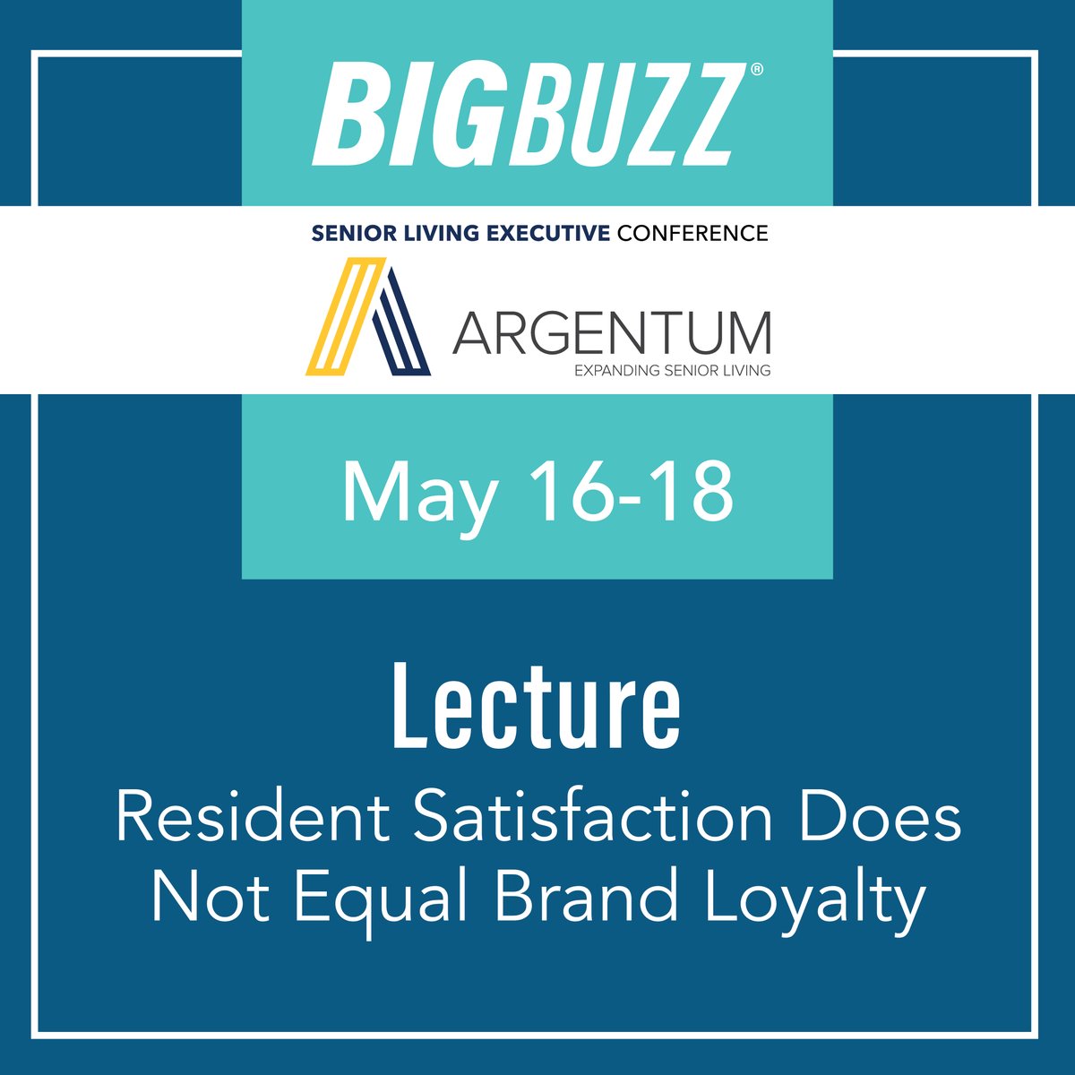 We are excited to announce that members of our team will be attending and lecturing at Argentum's 2022 Senior Living Executive Conference! We will see you in Minneapolis next week.

#seniorlivingmarketing #healthcaremarketing #Argentum22