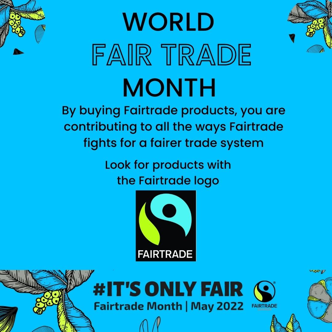 BdnEnviroCom's tweet photo. May is fair trade month! Be sure to look for products with the fair trade logo. #shopfairtrade @fairtradecanada https://t.co/OrCTDS2joe