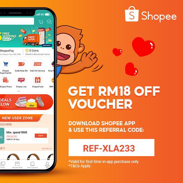 xlanz79's tweet photo. Use my referral code REF-XLA233 to get RM18.00 off off your first purchase! Download Shopee now to enjoy free shipping and lowest price guaranteed deals! https://t.co/xmy3Gxafdw https://t.co/VNkAuAU9y4