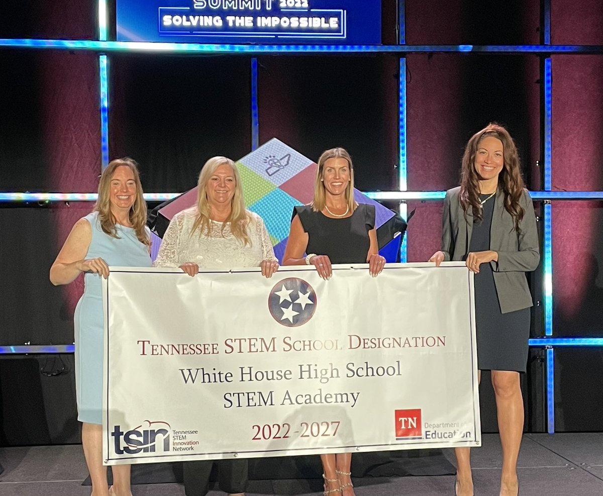 sumnerstem's tweet photo. Sumner County Schools is pleased to announce we now have 11 accredited STE[A]M schools. 3 elementary and 1 high school were added to our list this morning: Howard, Portland Gateview, &amp; Millersville ES’s and White House HS. @PGEcubs @whitehousebdp @howard_steam @MESMustangsTN https://t.co/d6F03amtq6