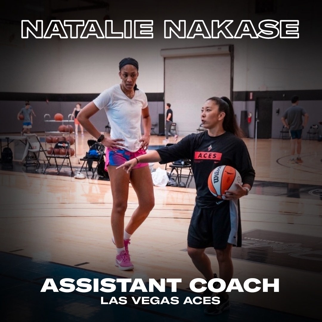 WilsonBasktball's tweet photo. In honor of #AAPIMonth, we are sharing the stories of those having an impact in their respective field.

For our debut, we are excited to highlight @LVAces assistant coach, @NatalieNakase.

Swipe through to learn more about Natalie’s story! 🙌
#StandUnited #WilsonBasketball https://t.co/byeFAJmO1o