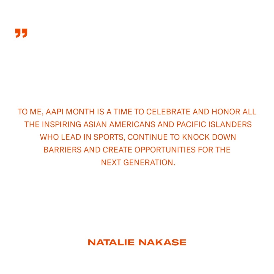 WilsonBasktball's tweet photo. In honor of #AAPIMonth, we are sharing the stories of those having an impact in their respective field.

For our debut, we are excited to highlight @LVAces assistant coach, @NatalieNakase.

Swipe through to learn more about Natalie’s story! 🙌
#StandUnited #WilsonBasketball https://t.co/byeFAJmO1o