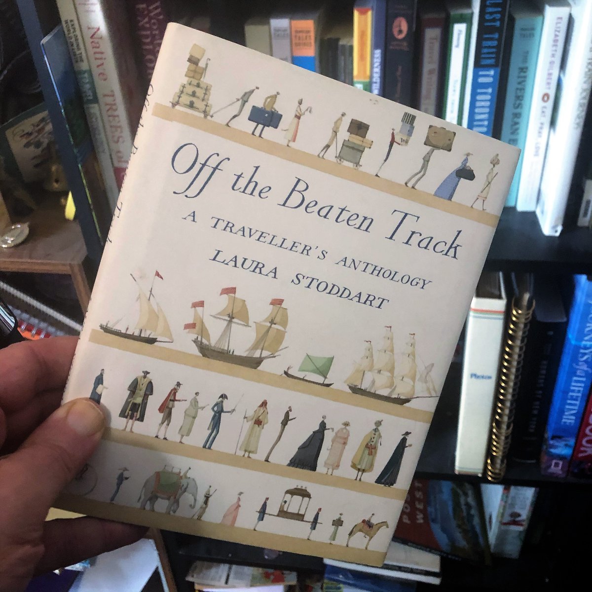 BirdPaddler's tweet photo. #TravelTomeTuesday time! Fun collection of travel quotes from across the world & across the centuries, combined with illustrations. A nice little addition to any #library. #traveltomes #travelbooks #travelquotes #travelquotations #quotecollection https://t.co/KQ7SinGxCr