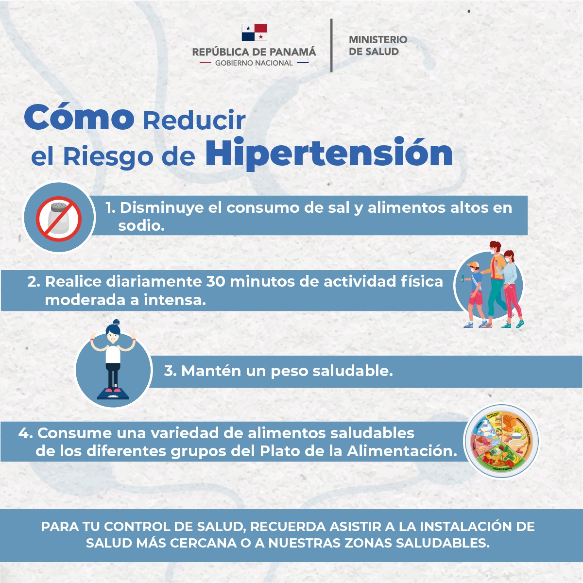 Hoy en el Día Mundial de la Hipertensión Arterial, reiteramos la importancia de promover la concienciación y los esfuerzos para prevenir y controlar la hipertensión arterial, condición que constituye el principal factor de riesgo para padecer enfermedades cardiovasculares.