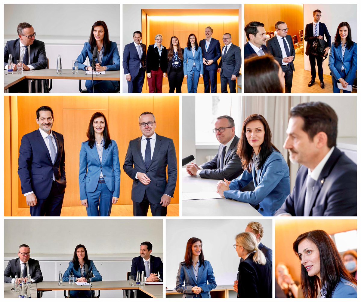 GabrielMariya's tweet photo. Delighted to be @TU_Muenchen 🇩🇪, one of the top🇪🇺 innovative universities @EuroTechUA.

From the #EUStrategy4Universities to our 🆕 innovation agenda, TUM can lead by example towards talents’ excellence! 

Danke Pdt. Hofmann, Dean @gunther_friedl &amp; VP Winkelmann for your welcome! https://t.co/eMlbpiCszU