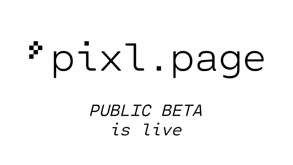 NANO_Frames's tweet photo. The day has come!!
The public beta of @pixl_page is live!
Visit https://t.co/5cAN0OZ81q to create pages with the NFTs from your wallet👌
Finally, show off only what you want others to see!
Select NFTs, click "create page", done!
#CNFT #NFT #CNFTCommunity #Cardano #ADA https://t.co/CVRTECqSsH