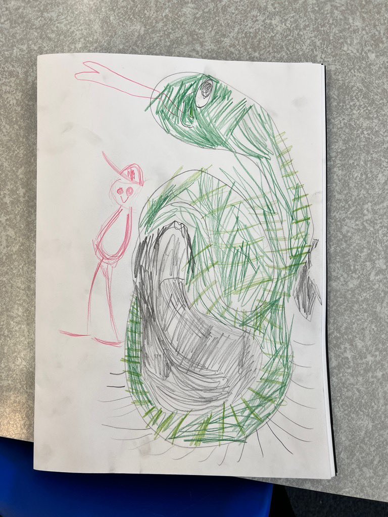 We then moved on to work in our sketch books. 🤩🤩