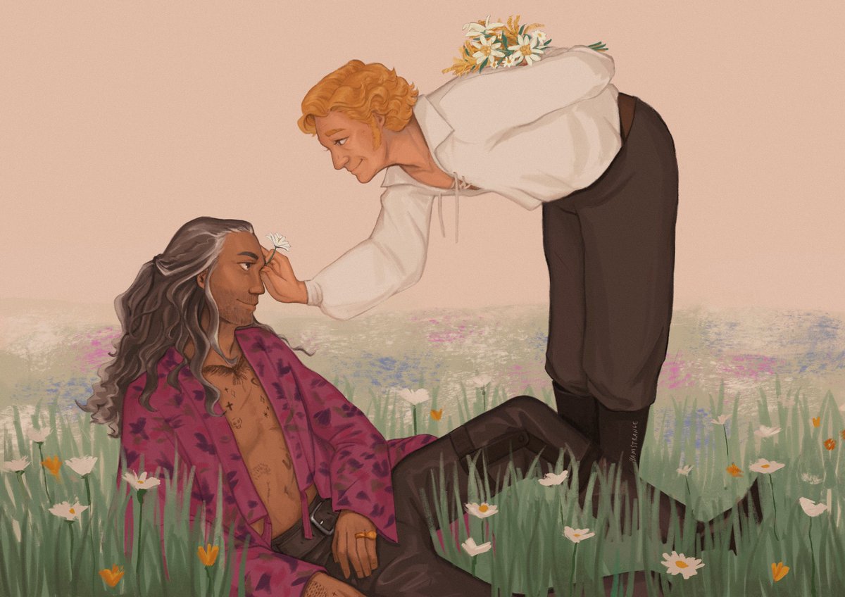 He liked to pick flowers 💐#OFMDfanart #OurFlagMeansDeath #OFMD