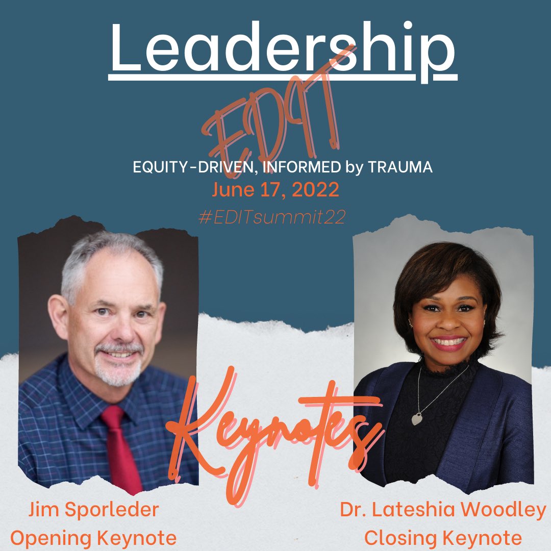 So excited for our upcoming Leadership EDIT Summit on June 17! Join us virtually for *FREE* to learn how you can move your system toward equity-driven, trauma-informed care! crowdcast.io/c/kcksummit22