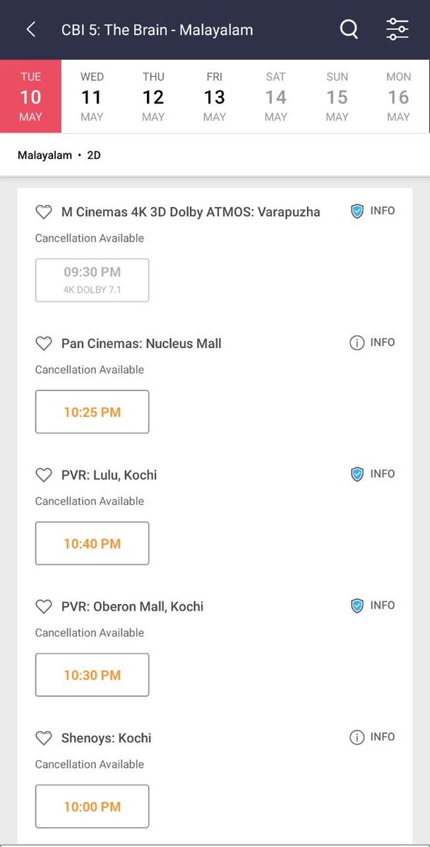 Kochi Night Shows😍😍

#CBI5TheBrain Running Successfully In Theatres Near by you 😊 

#Mammootty #CBI5 #Swargachithra