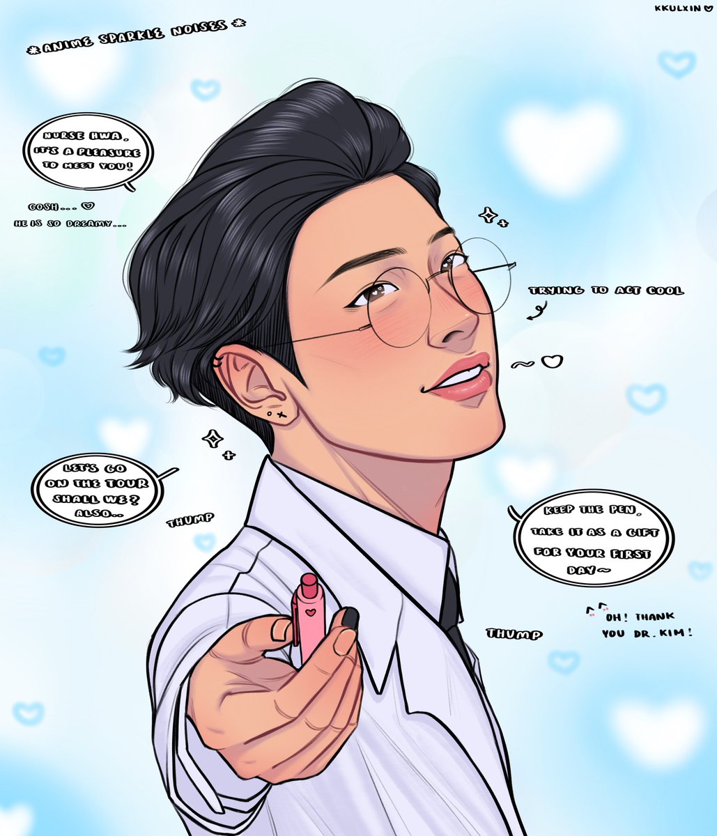 doctor au where hwa is the prettiest nurse to exist