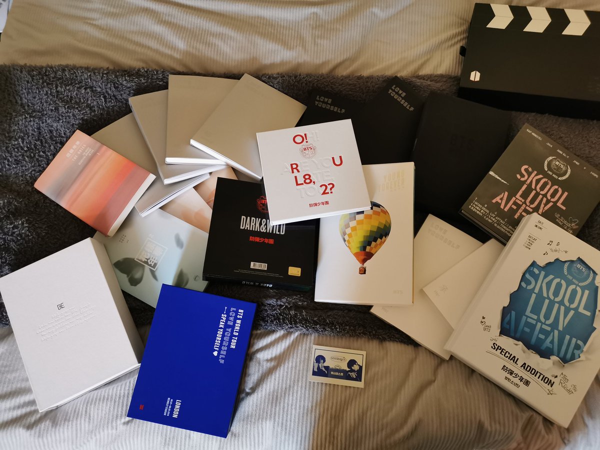 wishlistgos's tweet photo. wts bts album collection

without pcs
£6 each + shipping
or £15 for a set (e.g. answer set)
can do discounts for bulk orders

more pics below

#wts #bts #BANGTAN #BTSARMY #ARMY https://t.co/PszCy9ZJ8V
