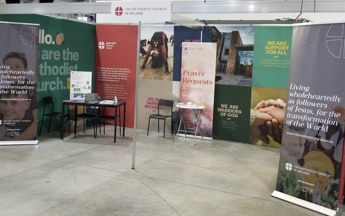 The Methodist Church in Ireland will be at the The Balmoral Show 2022 starting tomorrow Wednesday 11th through to Saturday 14th May. Come say hello in the Eikon Shopping Village (EK 63) @balmoralshow <a href="/irishmethodist/">The Methodist Church in Ireland</a>