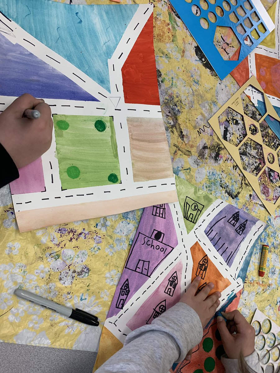 MsCiacciasClass's tweet photo. Lots of fun adding the finishing touches to our community maps. @OnAEA @TDSBLibrary @loriwaserman https://t.co/v0wYimccSc
