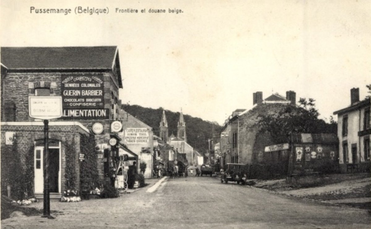 Pillandia's tweet photo. International border between France 🇫🇷 and Belgium 🇧🇪 at Pussemange.
In 1912 (first photo) and in 2012 (second photo).
https://t.co/438ItiWcg4
#Border #Piir #Pussemange #France #Belgique https://t.co/jbhQ3nHzLx
