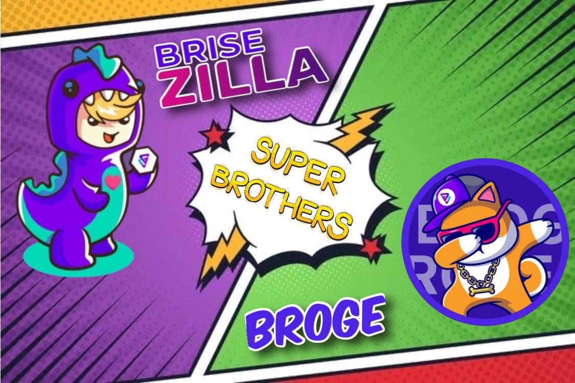 BrogeOfficial's tweet photo. We want to give a shoutout to another meme project that's making moves on #BRC. Thank you @brisezilla for partnering with us. Let's rock BITGERT together!
@SphynxLabs @bitgertbrise #Broge  @BitgertArmy_ @bitgertNews  #1000Xgems #Bitgert #Bitgertcommunity #BriseZilla #NFT #P2EGame https://t.co/28sRfX0Afq