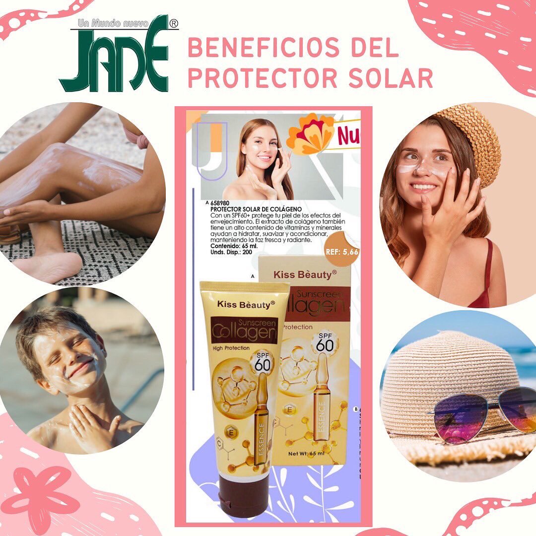 jadeenlinea's tweet photo. Beneficios del Protector Solar.🌞

👉🏻 Accede a nuestro folleto en 
https://t.co/slnMpLIxk2  

#protectorsolar #cuidatupiel #sol #cosméticos #jadevenezuela #jadeenlinea https://t.co/0P76BaiVe0