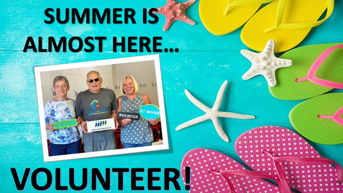 mowglv's tweet photo. Summer is just around the corner! Why not make the most of your summer by becoming a Meals on Wheels volunteer?! With 88 routes throughout the Lehigh Valley, there is sure to be something close to you! Email Dawn Stillwagen at dawns@mowglv.org or visit https://t.co/mWivhPOizp. https://t.co/o1DP6TfQoN